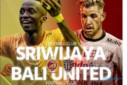 PIALA PRESIDEN 2018 : Babak I, Sriwijaya Vs Bali United Imbang Tanpa Gol