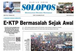 SOLOPOS HARI INI: Sidang Kasus Korupsi E-KTP hingga SGS 2018