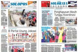 SOLOPOS HARI INI : Jokowi Dapat Dukungan 8 Partai hingga Unjuk Rasa PT RUM