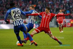 LIGA JERMAN : Lagi, Hertha Berlin Sukses Imbangi Bayern Munchen