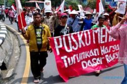 FOTO DEMO SEMARANG : Posko Menangkan Pancasila Unjuk Rasa