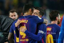 LIGA SPANYOL : Lawan Getafe, Barcelona Andalkan Koneksi Coutinho-Suarez
