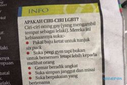 Koran Malaysia Dicibir Gara-Gara Sebut Ciri-Ciri LGBT