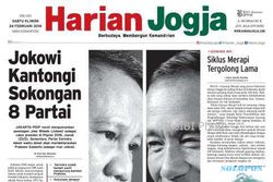 HARIAN JOGJA HARI INI : Jokowi Kantongi Sokongan 8 Partai