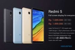 Xiaomi Resmi Hadirkan Redmi 5 dan Redmi 5 Plus ke Indonesia