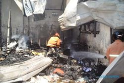 KEBAKARAN SUKOHARJO: Pabrik Mebel Kayu di Grogol Sukoharjo Terbakar, Kerugian Ditaksir Rp2 M