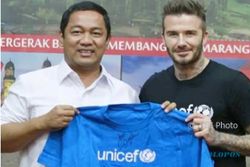 AGENDA SEMARANG : Foto Bareng David Beckham, Wali Kota Semarang Sukses Bikin Iri
