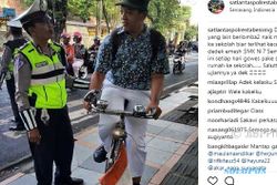 KISAH INSPIRATIF : Naik Sepeda Tua ke Sekolah, Siswa SMK di Semarang Ini Banjir Pujian