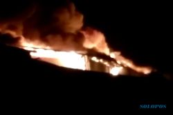 Kebakaran Sukoharjo: Gudang Kapas Sritex Terbakar