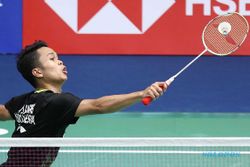 Anthony Ginting Kandas di Turnamen Fuzhou China Open 2019