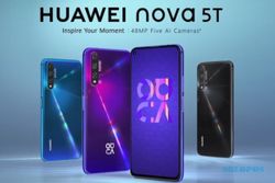 Sebentar Lagi, Huawei Perkenalkan Smartphone Kamera Super-Canggih Nova 5T