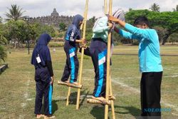 Pengunjung Borobudur Diingatkan Dolanan Tradisional