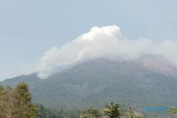 Kebakaran Hutan di Gunung Sumbing Tak Kunjung Padam
