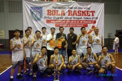 Bhinneka Solo Sabet Gelar Juara Kejurda Basket di Semarang