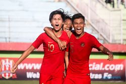 Indonesia U-19 Unggul Telak dari China di Babak Pertama
