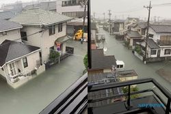 Foto Banjir Akibat Topan Hagibis di Jepang Bikin Netizen Iri
