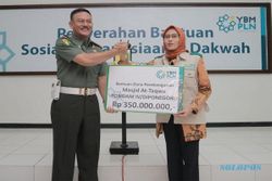 YBM PLN Bantu Bangun Masjid Pomdam IV/Diponegoro Pakai Zakat Pegawai