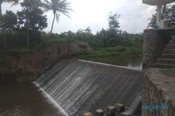 Intensitas Hujan Tinggi, Sejumlah Sungai di Boyolali Meluap