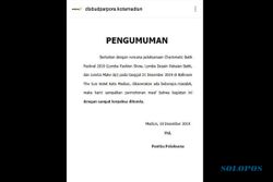 Charismatic Batik Festival Batal, Wali Kota Madiun Minta Kepala Disbudparpora Tanggung Jawab