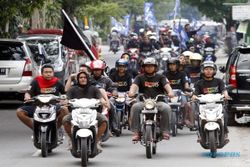 Bertemu Polisi, Peserta Konvoi Motor Berknalpot Cemplong di Kebonarum Klaten Kocar-Kacir