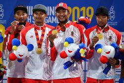 Mantap! Indonesia Lampaui Target 45 Emas SEA Games 2019