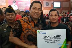 BPJS Ketenagakerjaan Semarang Pemuda Bagikan 2.000 Kartu Pelaku UMKM