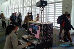 Kantor Kesehatan Pelabuhan Semarang Pasang Pemindai Suhu di Bandara Semarang