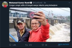 Sebut Anies Baswedan Selfie Saat Banjir, Unggahan Guntur Romli Diserbu Netizen