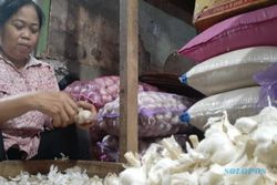 Keran Impor Ditutup, Harga Bawang Putih di Kota Madiun Meroket