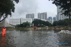 Banjir Kepung Jakarta, Underpass Kemayoran Tenggelam hingga 7 Meter