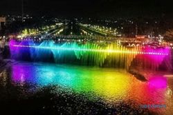 Bridge Fountain Bikin Pesona Semarang Tak Kalah dari Korea Selatan