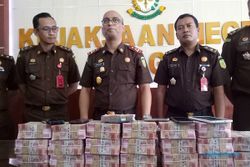 Uang Korupsi Rp2,016 M Dipamerkan di Sragen, Bisa Beli 2 Juta Masker!