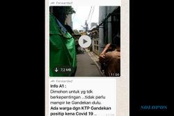 Video Penjemputan ODP Corona Sebut Nama Gandekan Beredar Di Solo, Ternyata..