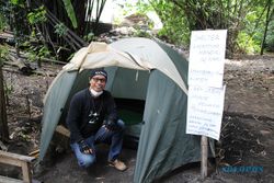 Kisah Pemudik Klaten Jalani Isolasi Mandiri 14 Hari Dengan Berkemah di Bantaran Sungai