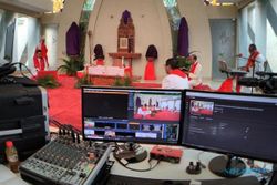Keuskupan Agung Semarang Gelar Misa Minggu Palma Secara Streaming