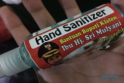 Hand Sanitizer Berstiker Fotonya Viral, Bupati Klaten: Itu Keliru