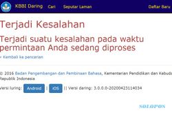 Heboh Arti Mudik & Pulang Kampung Versi Jokowi, Situs KBBI Online Down