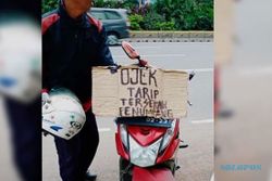 Ada Ojek Tarif Terserah Penumpang di Tengah Pandemi Covid-19, Kisahnya Viral!