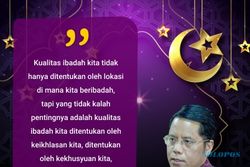 Kamaruddin Amin: Kesucian Jiwa saat Ramadan