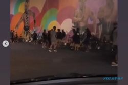 Video Viral! Banyak Pesepeda Asyik Nongkrong di Bawah Flyover Manahan Solo