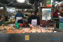 Harga Daging Ayam Ras Terlalu Tinggi, Pedagang Solo Mau Mogok Jualan