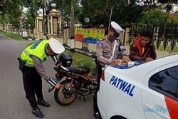 Bikin Bising, 20 Sepeda Motor Berknalpot Brong Disita Polisi Solo