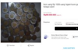 Lagi Viral! Uang Koin Rp1.000 Kelapa Sawit Dijual Hingga Rp100 Juta