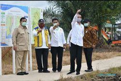 Mentan SYL Dampingi Jokowi Tinjau Food Estate di Kapuas