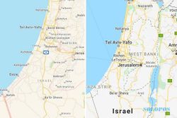 Kenapa Tak Ada Palestina di Peta Digital Google Maps?