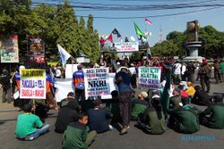 Tolak RUU HIP, Aliansi Laskar Islam Klaten Long March ke Jl Pemuda Sambil Semprot Disinfektan