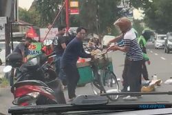 Kakek-Kakek Naik Sepeda Onthel Tertabrak Motor di Jl Bhayangkara Solo, Penabraknya Warga Negara Asing