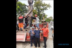 Dibongkar, Patung Tertua Ir Soekarno di Solo Mau Dipindah Ke Mana?