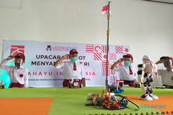 Berapa Lama 4 Bocah Klaten Bikin Robot yang Bisa Ikut Upacara Bendera? Ini Kisahnya