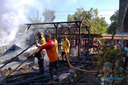 Lupa Mematikan Kompor, Rumah di Penawangan Grobogan Terbakar